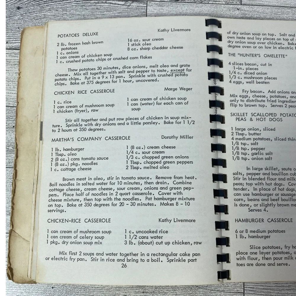 Taste Tempting Treats From Our Town Cookbook Secret Pals and Sewing Gals Recipes